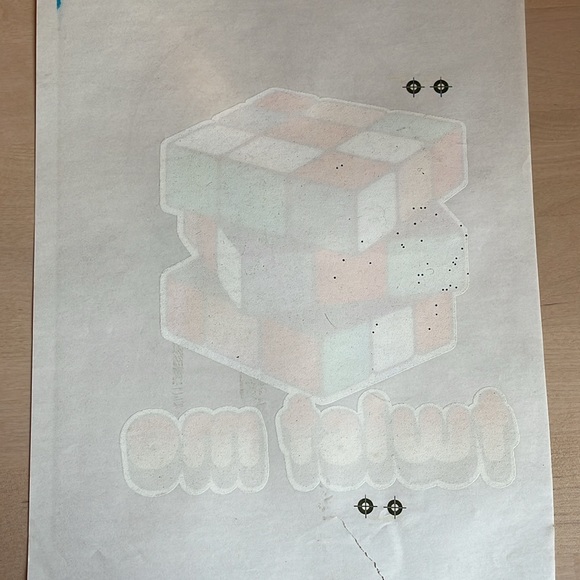 1980s Rubix Cube‎ Transfer - Picture 2 of 3